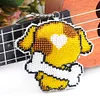 Bead Embroidery - Puppy  Beaded Counted Cross Stitch Keyring