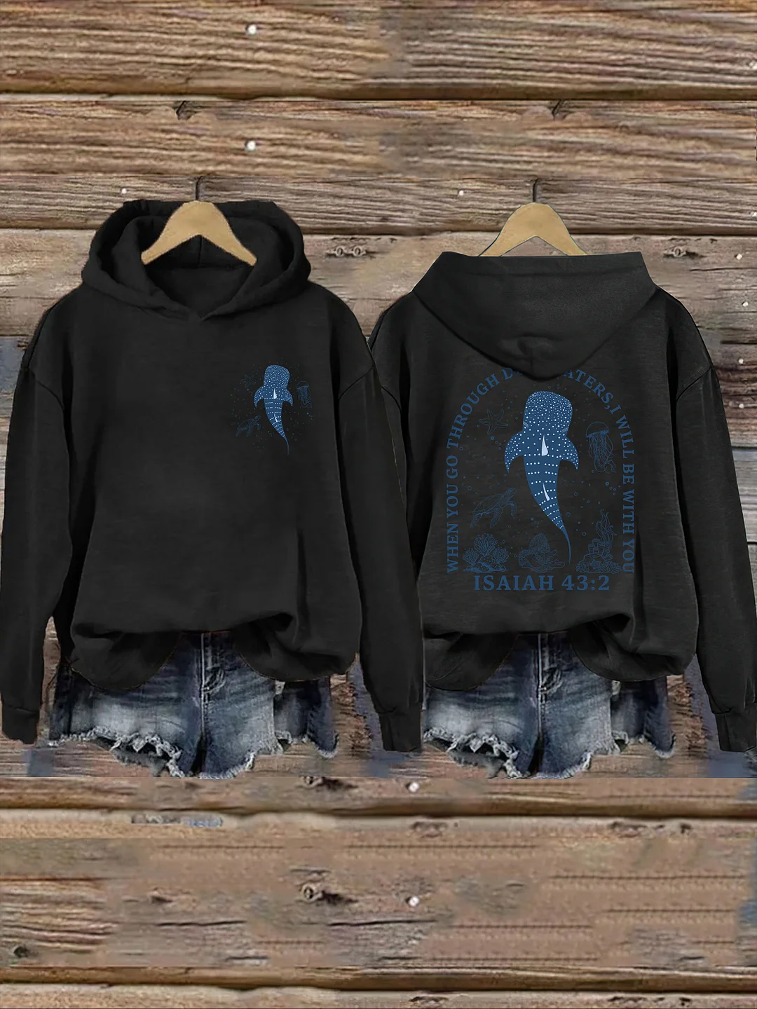 When You Go Through Deep Waters Hoodie