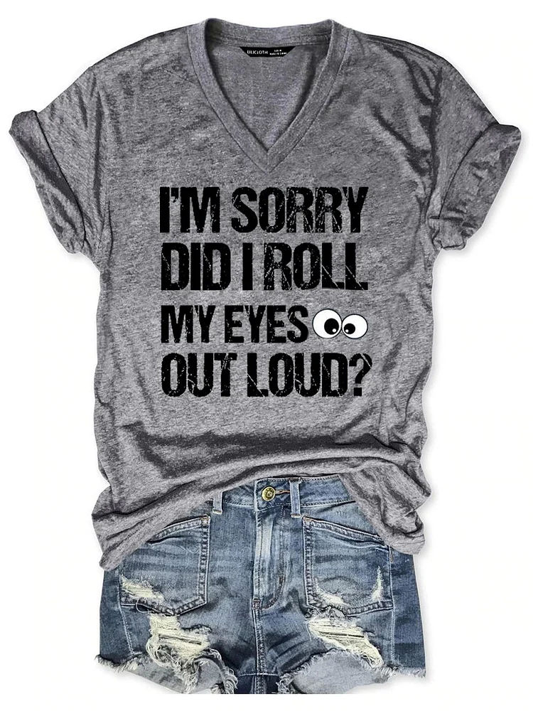 Bestdealfriday Roll My Eyes Adult Unisex Tee