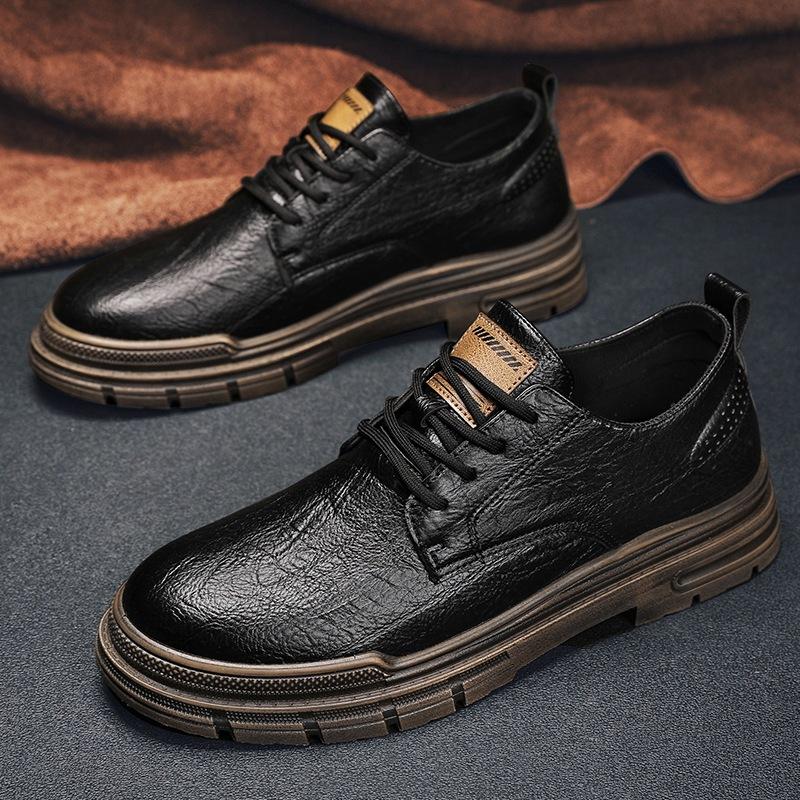 🔥Limited Time Offer 49% OFF🔥2023 Men's New Retro British Height Increasing Leather Shoes mumuwear