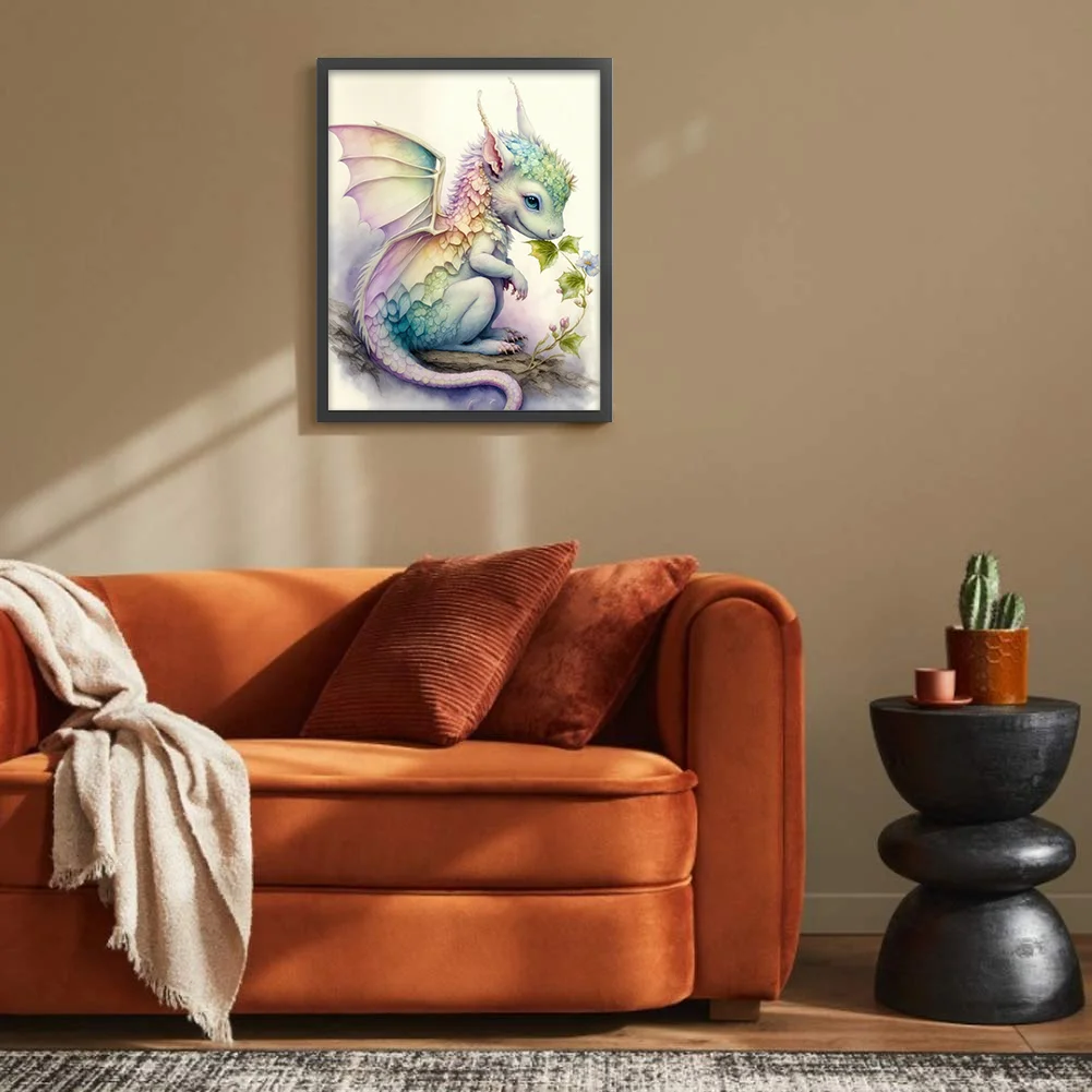 Diamond Painting - Full Round Drill - Dragon(30*40cm)