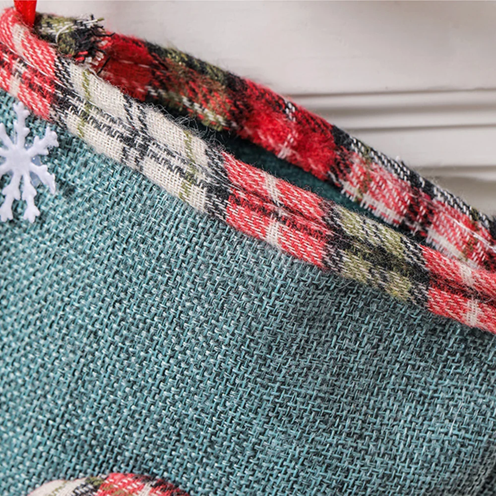 Christmas decorations for canvas candy bags