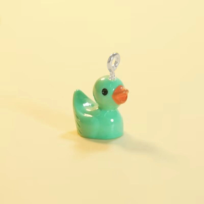 Luminous Diy Jewelry Resin Accessories Handmade Material Keychain Pendant Bracelet Sheep Eye Nail Little Duck