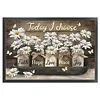Today I Choose Faith Hope Love Peace Joy-11CT Stamped Cross Stitch 40*60cm/15.75*23.62in (Big Size)
