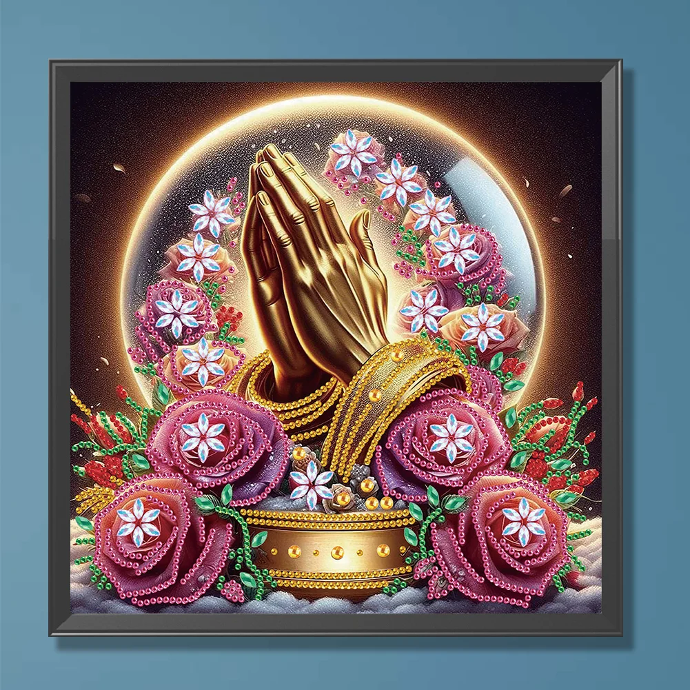 Diamond Painting - Partial Special Shaped Drill - Buddha(Canvas|30*30cm)