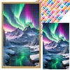 Aurora Snow Mountain- Round/Square AB Drills Diamond Painting(45x75cm)