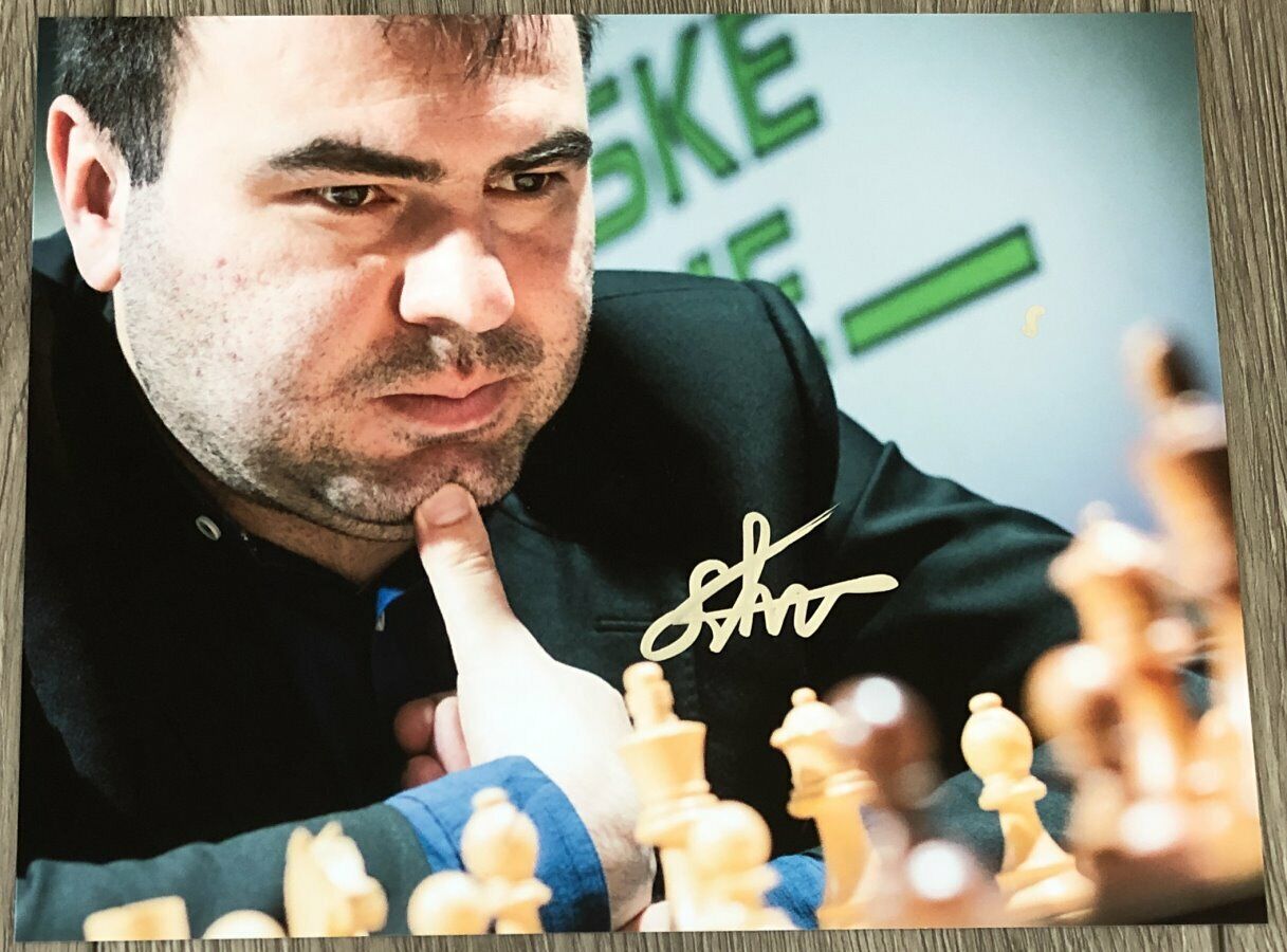 CHESS GRANDMASTER SHAKHRIYAR MAMEDYAROV SIGNED AUTOGRAPH 8x10 Photo Poster painting wEXACT PROOF