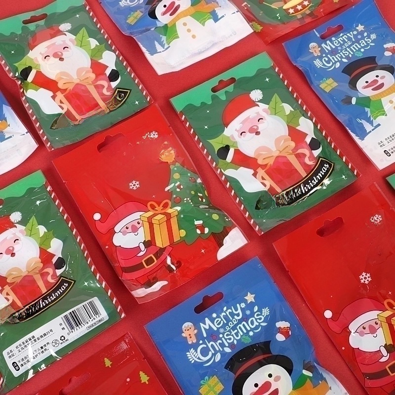 Christmas Cartoon Plastic Party Party Packs
