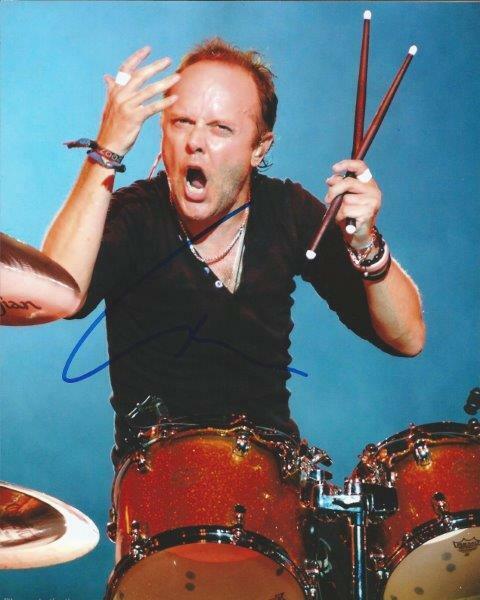 REPRINT - LARS ULRICH Metallica Drummer Autographed Signed 8 x 10 Photo Poster painting Poster