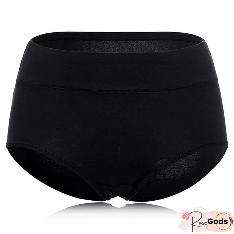 Women Cotton Seamless Solid Panty Breathable Briefs