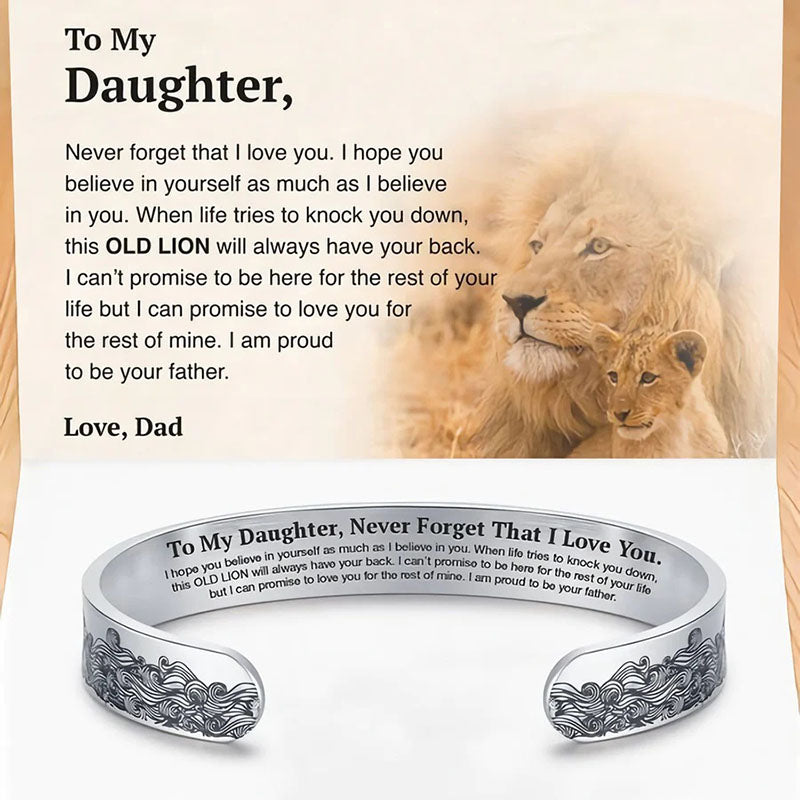 Unique Gift To My Daughter Proud of You Love Dad Bracelet