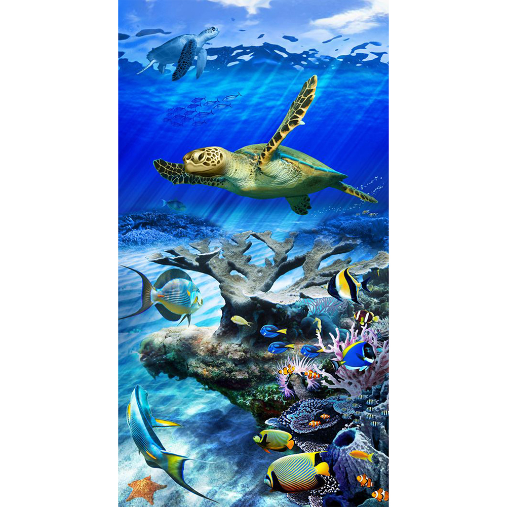 

The underwater World - Round Drill Diamond Painting - 40*80CM (Big Size), 501 Original