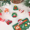 20PCS Christmas Theme Acrylic Paper Photo Pins Student Stationery Snacks Bag Clips
