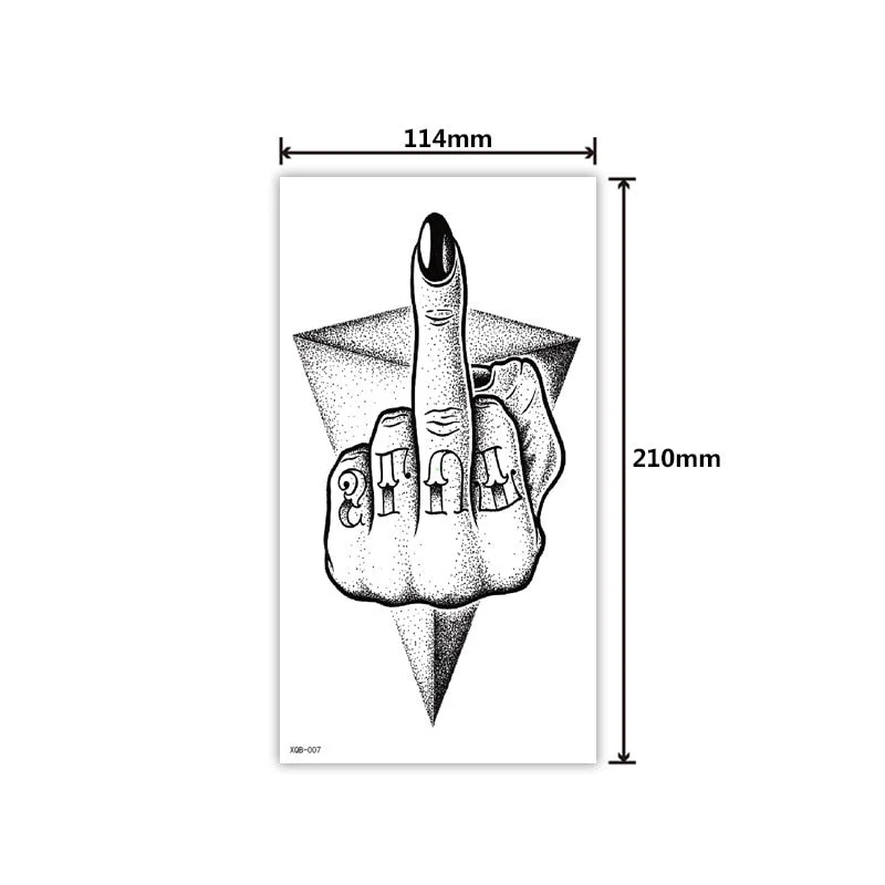 Full Arm Tattoo Sticker Creative Personality Small Full Arm Temporary Tattoo Original Waterproof Sweat Lasting Tattoo Sticker