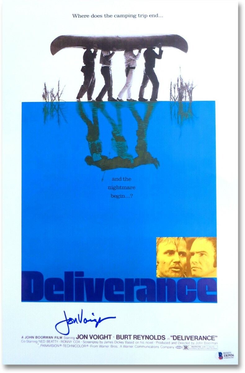 Jon Voight Signed Autographed 12X18 Photo Poster painting Deliverance Poster BAS Z83936