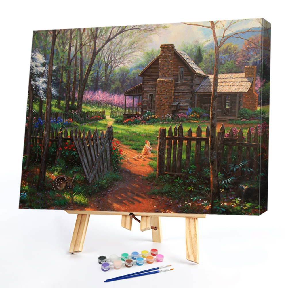 

50*40CM - Paint By Numbers - Countryside, 501 Original