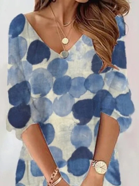 Playful Elegance PolkaDot HalfSleeve Mini Dress with Original