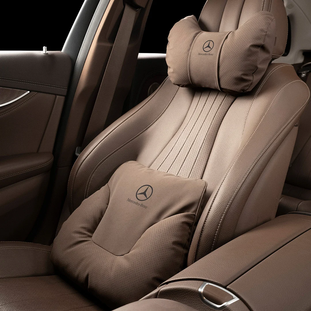 🔥Hot sale🔥Car high-end 6D ergonomic design lumbar headrest set