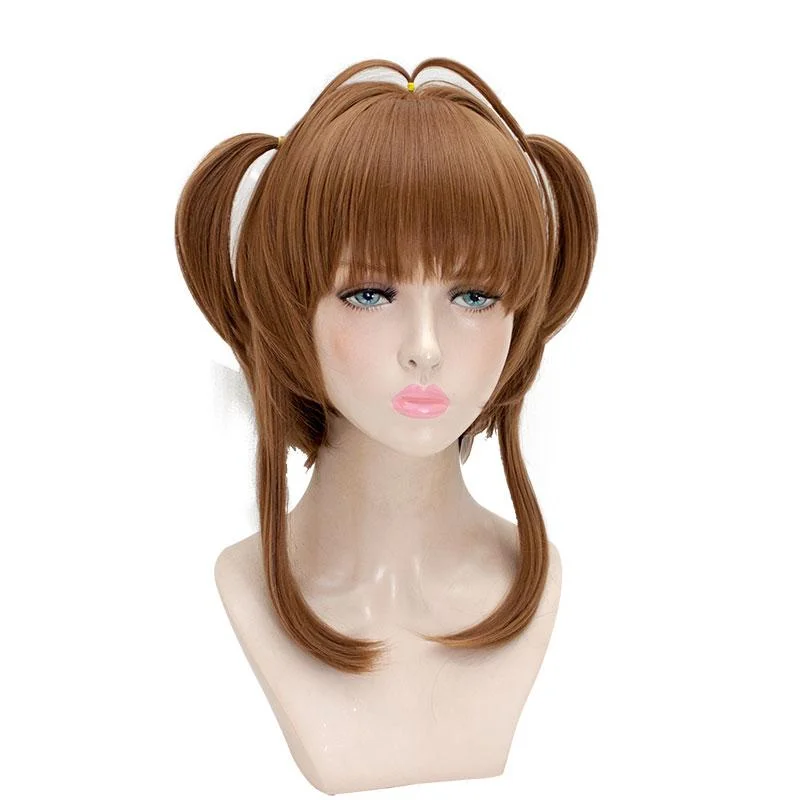 Cardcaptor Sakura: Clear Card Sakura Kinomoto Brown Cosplay Wig