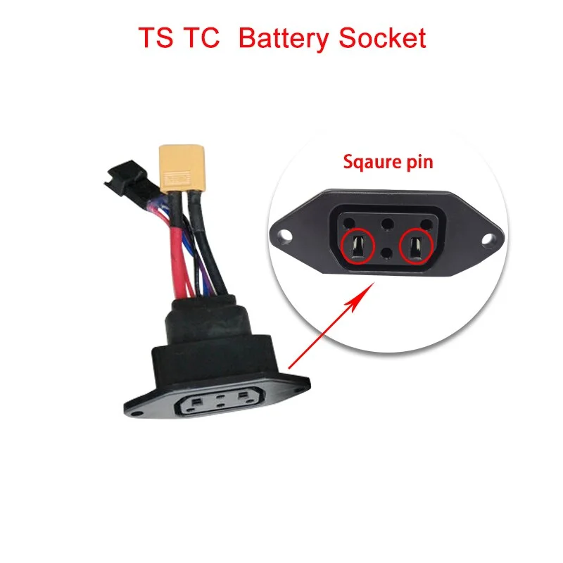 For Super SOCO TS TC Original Motorcycle Accessories Body Charging Plug  Battery Socket Cable