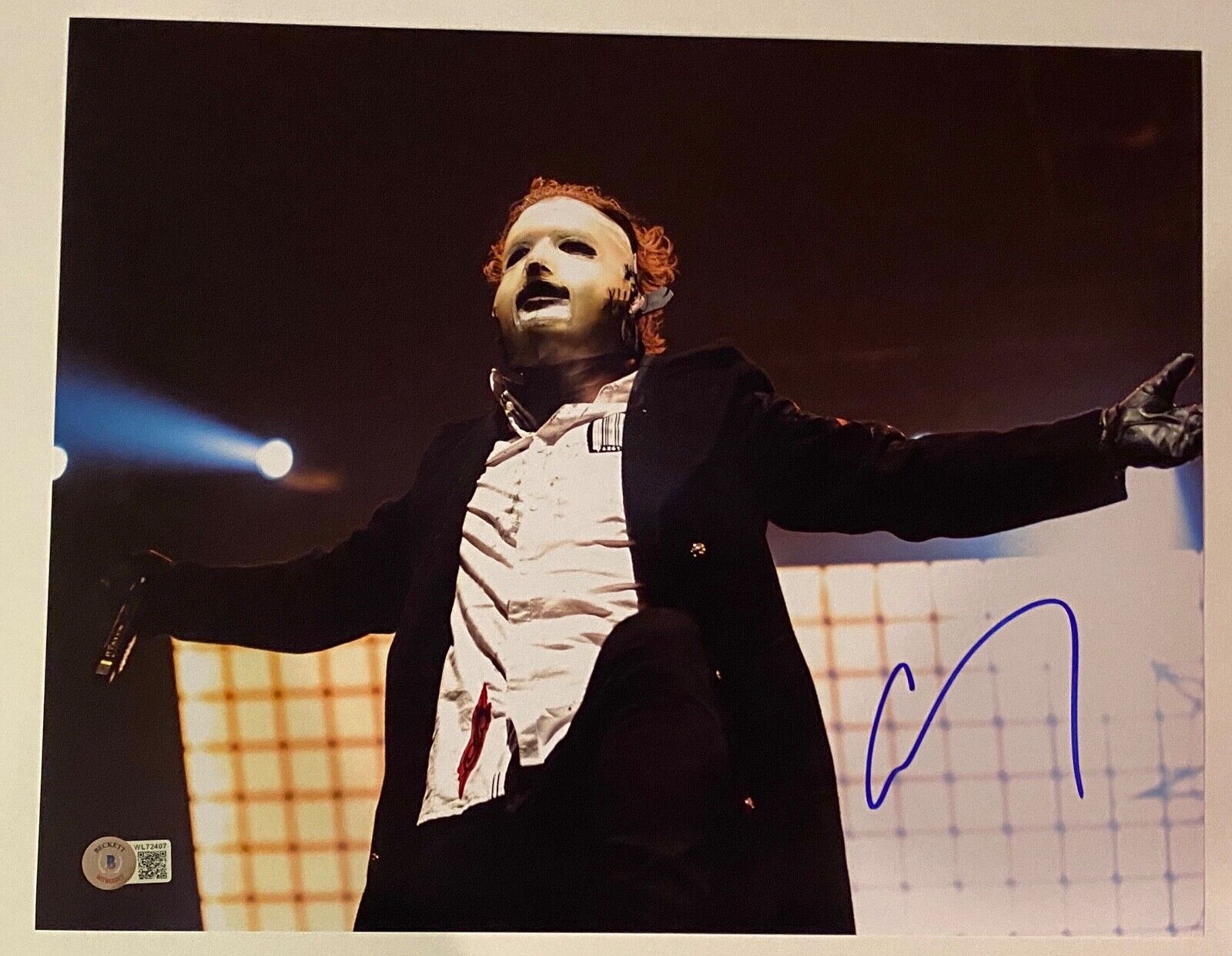 Corey Taylor Signed Autograph 11x14 Photo Poster painting Slipknot Stone Sour Proof Beckett COA