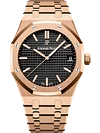 Rose Gold 904L Steel Black - Automatic Watch - 41mm