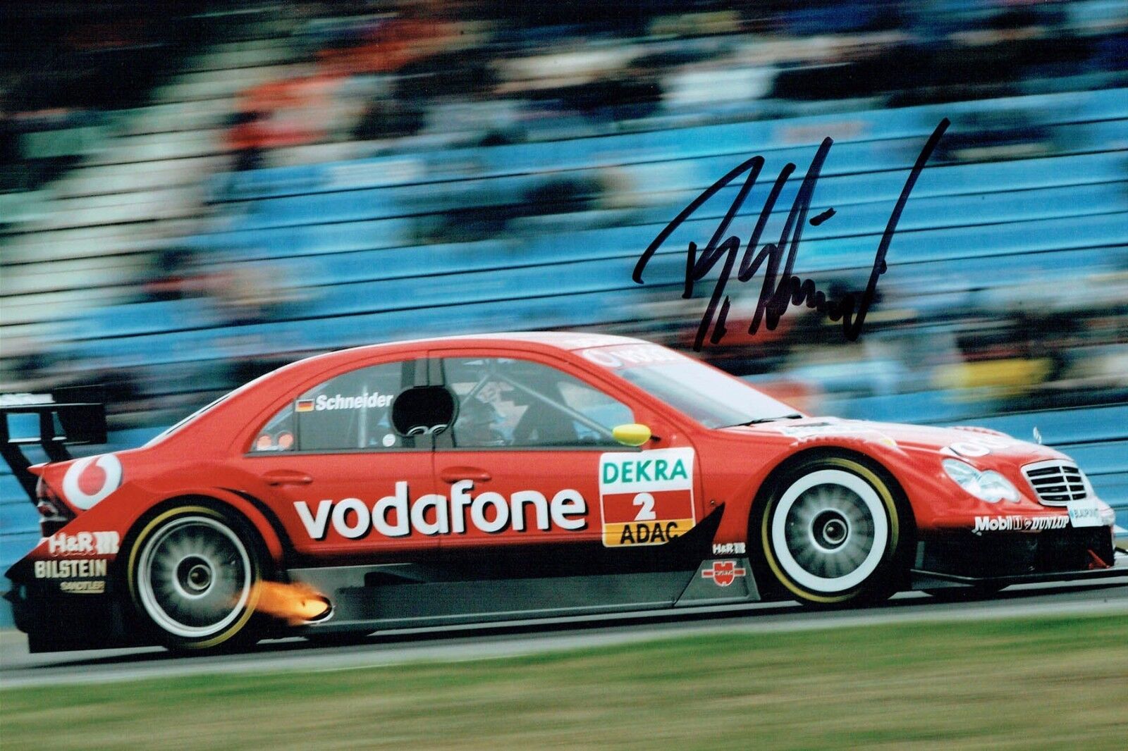 Bernd SCHNEIDER Signed Photo Poster painting 2 Autograph AFTAL COA DTM Touring Car Mercedes AMG