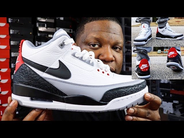 JORDAN 3 "TINKER" NRG ON FEET REVIEW!!! - YouTube