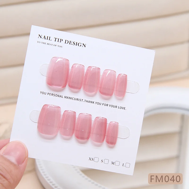 Churchf Churchf Nail Powder Removable Nail Cat Eye Simple Nail Patch Clear Nail Code