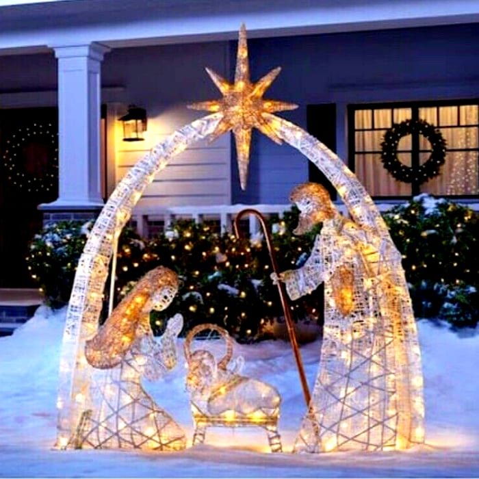 🔥LAST DAY 70% OFF 🔥Warm White LED Holy Family Yard Decoration（Buy 2 Free Shipping）