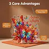Autumn Color Butterfly 2D Flat DIY Diamond Painting Pendant