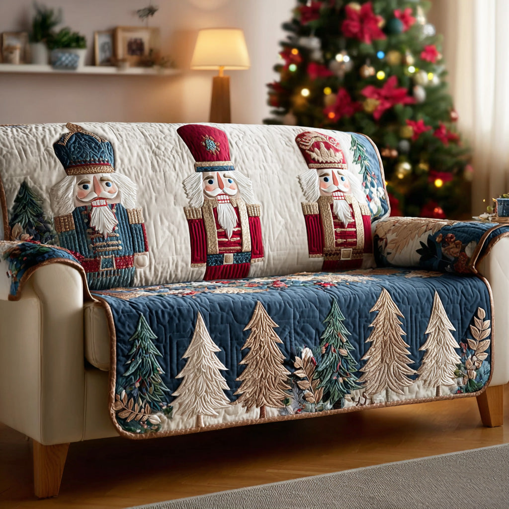 Christmas Sentinel Quilted Sofa Cover NCU0TD1808 everthome