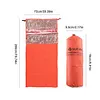 Ultralight Sleeping Bag Waterproof Thermal Sleeping Bag for Camping (Orange)