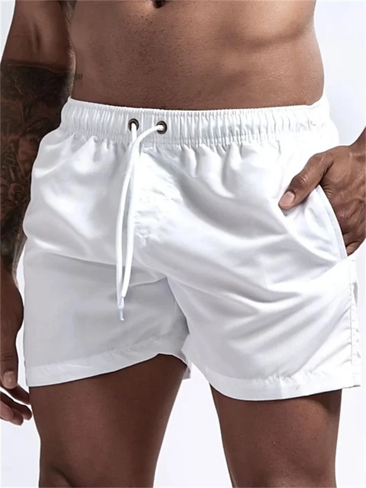 Summer Men's Casual Shorts Candy-colored Five-point Pants Men's Ten-color Foreign Trade Beach Pants Four Seasons Solid Color Beach Shorts