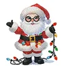 Acrylic Shaking Head Desktop Diamond Art Kits for Adults Beginner (Santa Claus)