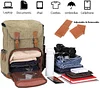 Kamerarucksack mit Laptopfach,Spektiv DSLR Rucksack,Camera Backpack Canvas,Fotorucksack Vintage für Kamera Zubehör,Outdoor Fototasche für Kamera Sony Canon Nikon