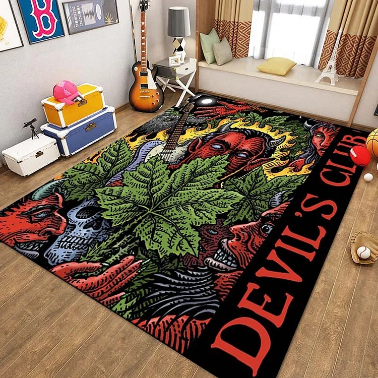15 Sizes Weed Pattern Carpet for Living Room Modern home Decor Sofa Table Large Area Rug Bathroom Mat Alfombra Para Cocina Tapis