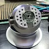360&deg; Swivel Ball Mini Bench Vise, Solid Aluminum Precision Clamp 0-80mm Opening for Coin Cleaning Model Making Seal Carving