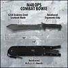 M48 Ops Combat Bowie | 420A rozsdamentes ac&eacute;l | 16" teljes hossz | MOLLE-kompatibilis tok mell&eacute;kelve