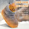 USB Heater Foot Shoes Winter Warm Snow Boots Electric Heated Shoes for Women Men