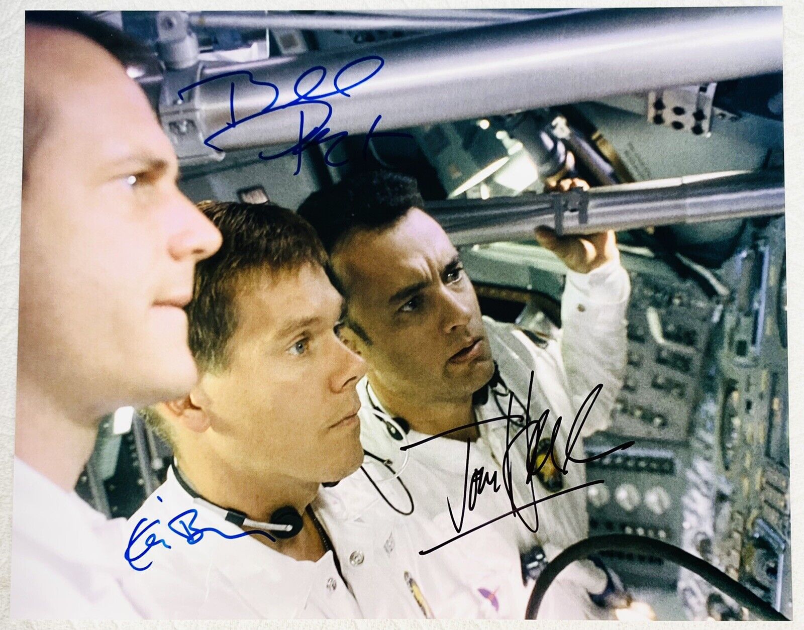 Apollo 13 Cast Signed 8x10 Photo Poster paintinggraph Tom Hanks Kevin Bacon Bill Paxton Auto