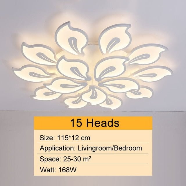 Modern Acrylic Design Ceiling Lights Bedroom Living Room Ceiling Lamp ...