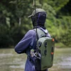 Lulu Waterproof Backpack 9L Large Capacity Crossbody Shoulder Bag Outdoor Wading Bag Fishing Gear Bag