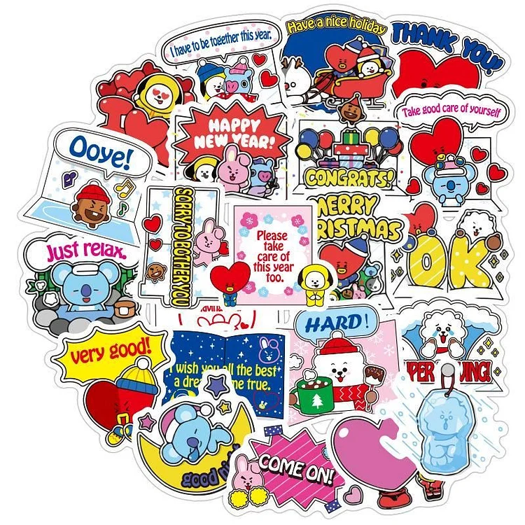 BT21 X Christmas Sticker