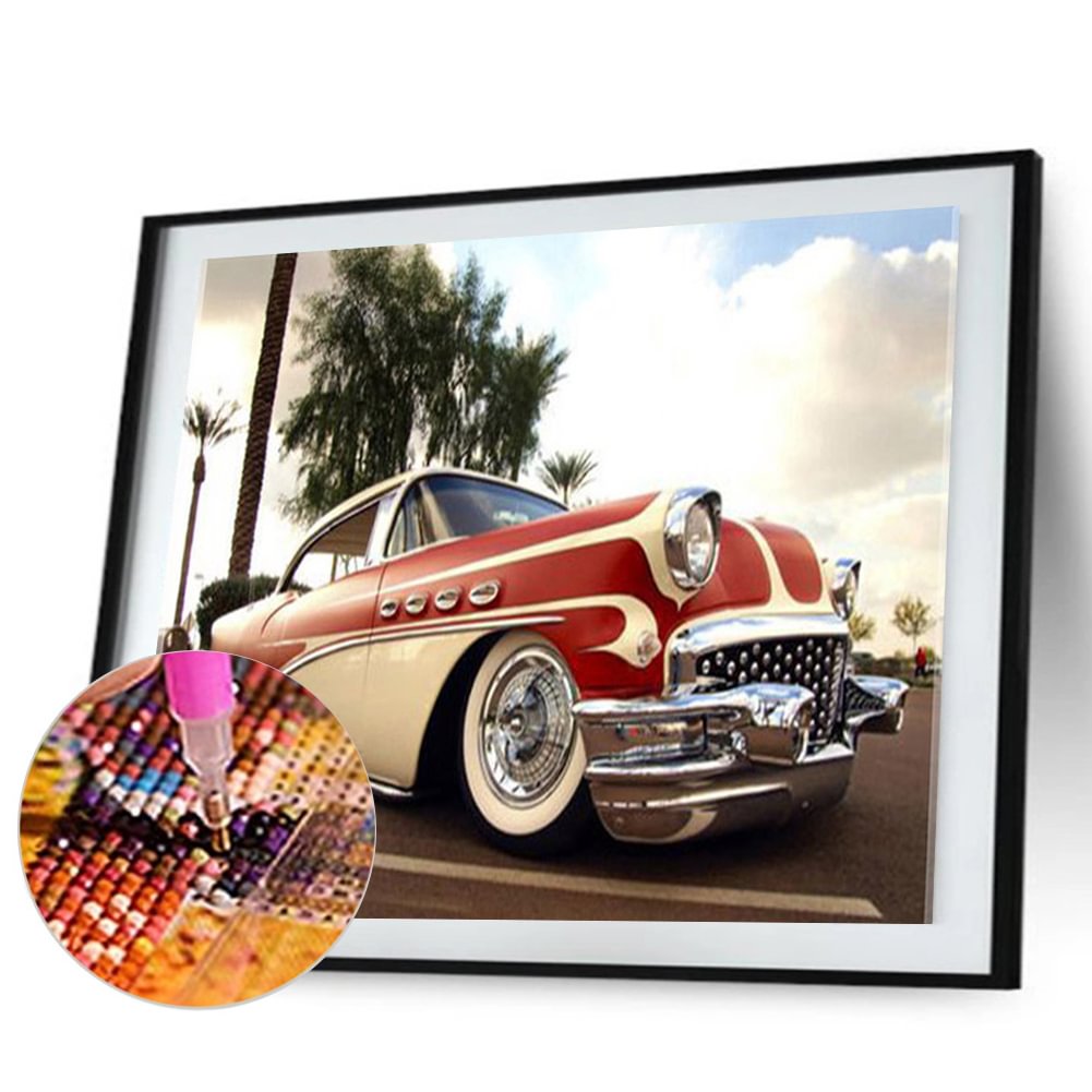 Full Round Diamond Painting Car