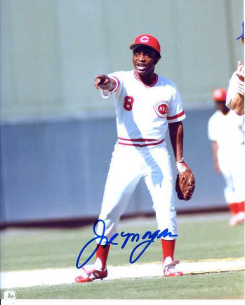 Joe Morgan Cincinnati Reds HOF Autographed Signed 8x10 Photo Poster painting CFS COA