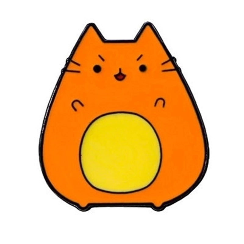 Cartoon Style Cute Pin Cat Alloy Unisex Brooches