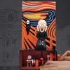 The Famous Painting "The Scream" That Moves, Creative And Trendy Ornaments And Funny Ornaments