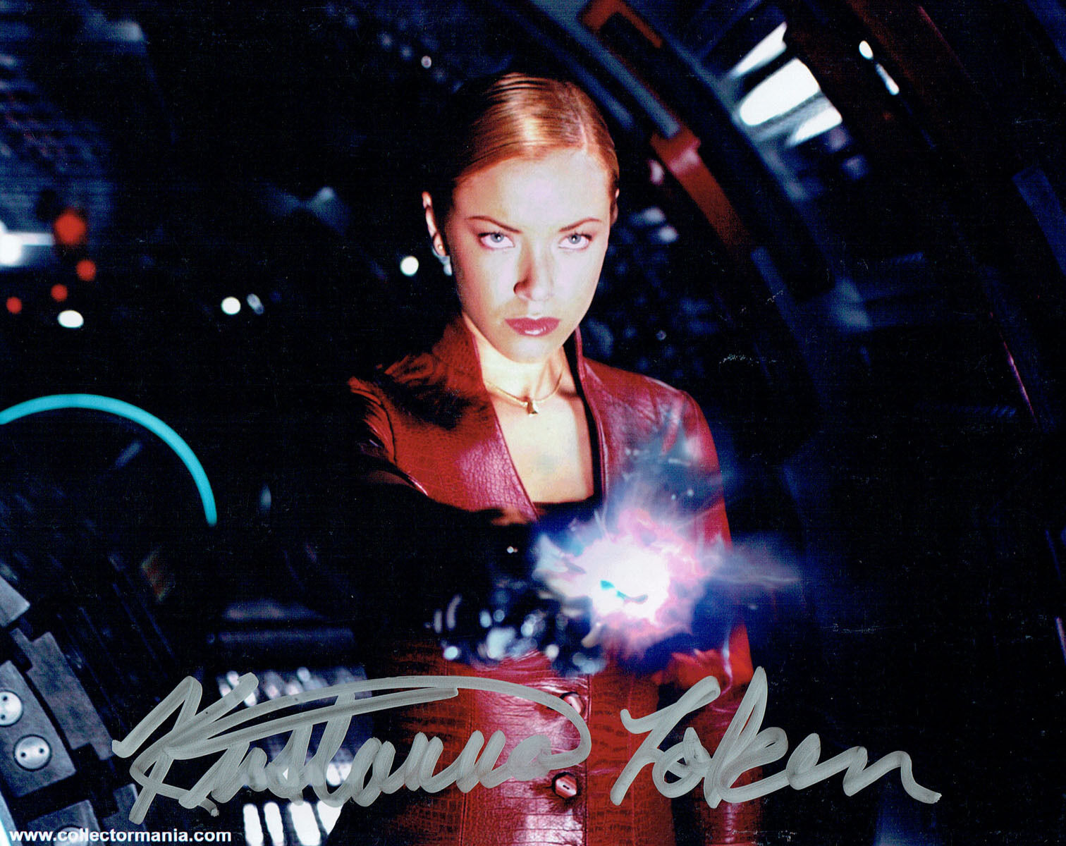 Kristanna LOKEN Signed Autograph 10x8 Photo Poster painting 1 AFTAL COA Terminator Cyborg