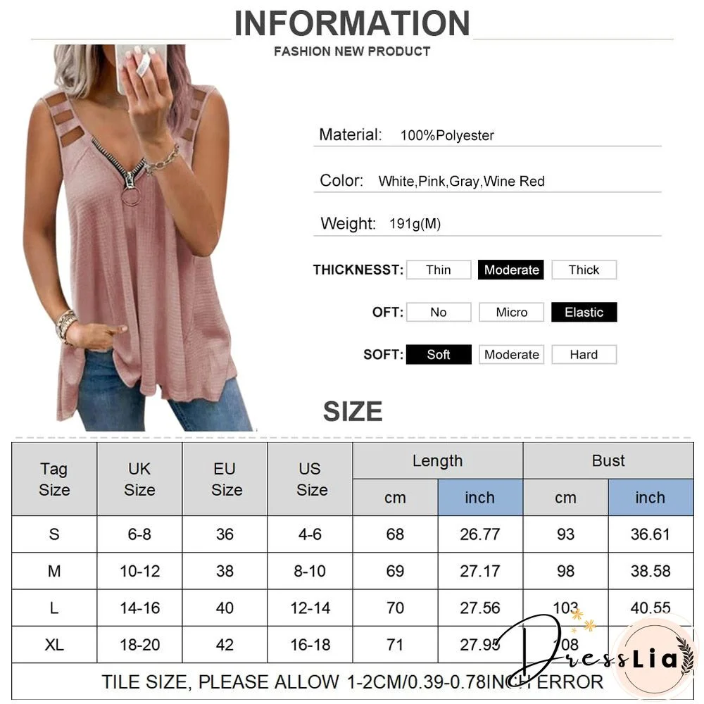 Summer Hollow Out Short Sleeve T-Shirts Women Sexy Zipper V-Neck Casual Ladies Tops Fashion Female Streetwear Blouse Tee D30